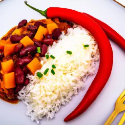 Teaser Image: Chili sin carne auf Reis (vegan)